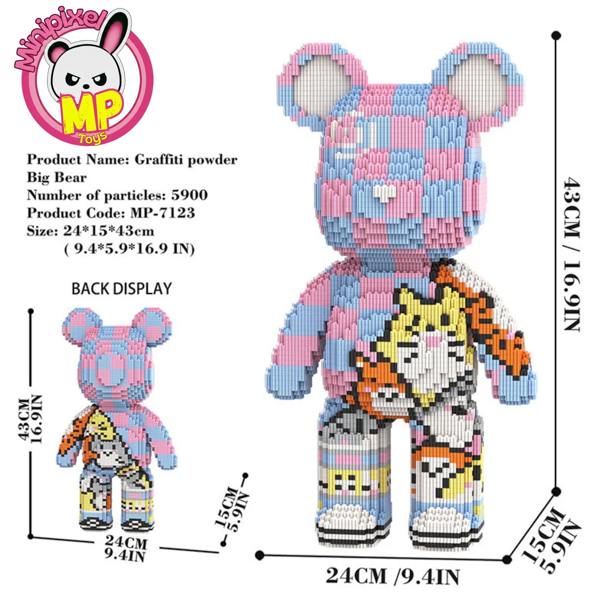 Totoro Graffiti M7123 (43cm)